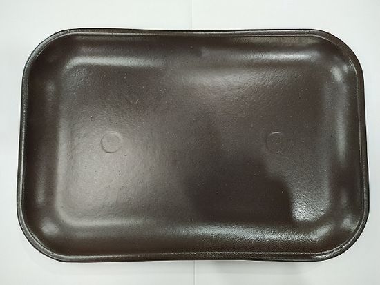Fuente rectangular 35x23 cm gres negro
