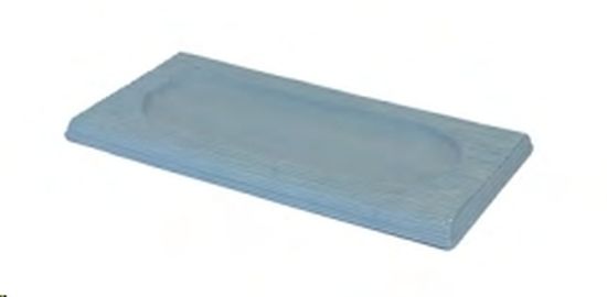 Wood bandeja rectangular 15x30 azul