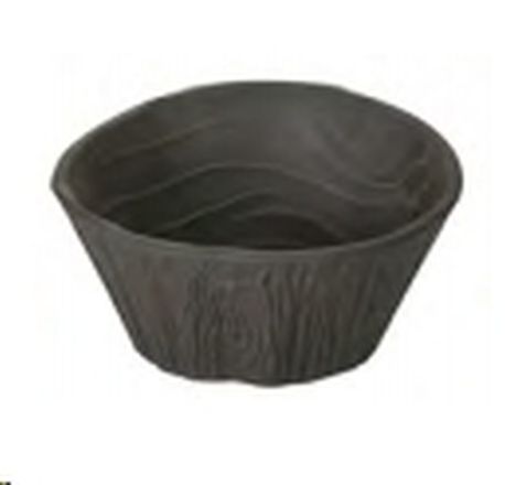 Tronc bowl 17x15x9 negro