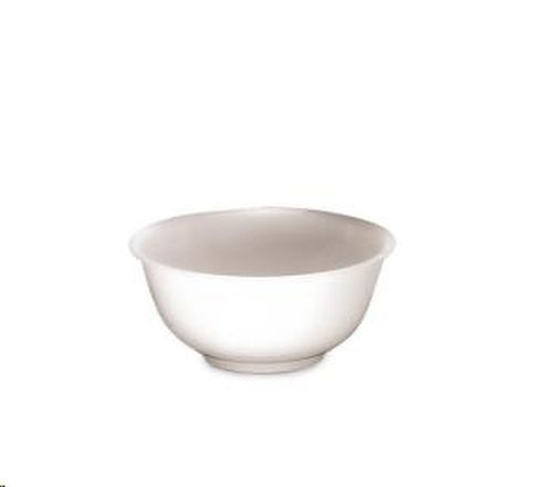 Plastico bowl 130mm blanco