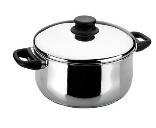 OLLA C/TAPA GARINOX 22 CM. 5 L.