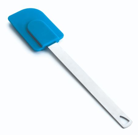 Espatula silicona azul 23 cms