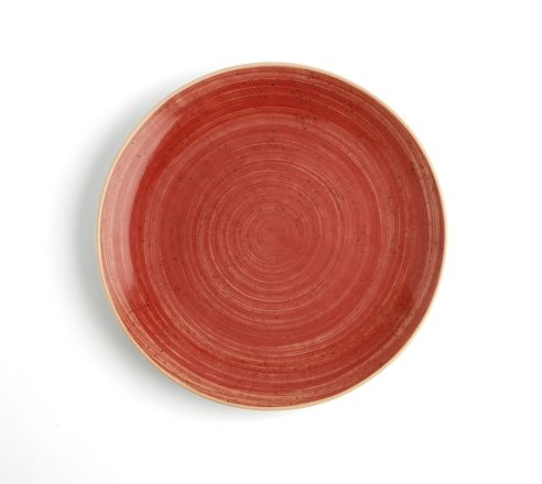 PLATO 27 CM TERRA ROJO