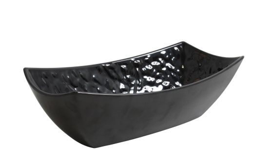 Bowl rect mamba negro 32,6x17,5x10cm