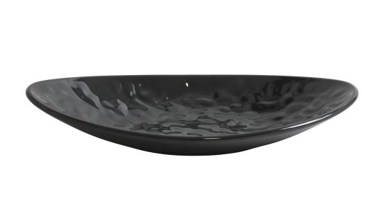 BANDEJA OVAL MAMBA NEGRO 30,5x17,5x5cm