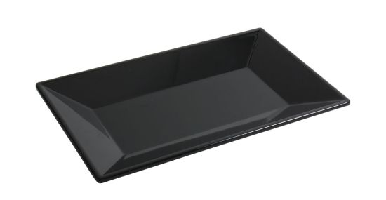 BANDEJA RECT MING NEGRO 30,5x19x3cm