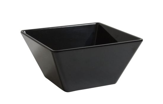 Melamina bowl ming 21x21x9,5 cms negro