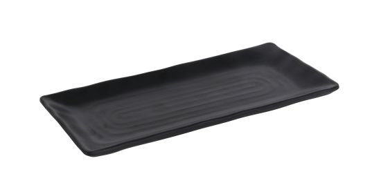 BANDEJA RECTANGULAR TROYA 26x11,5x2 cm N