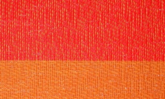 Individual pvc naranja-rojo 45x33cm