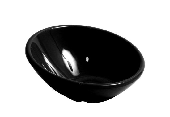 Melamina bowl 21x5,4x10,5 cms negro