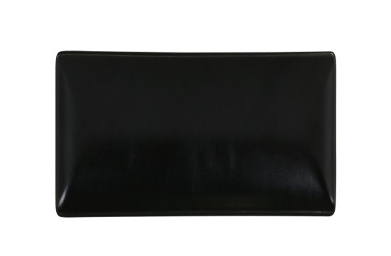 BANDEJA RECTANGULAR NEGRO 20x13x2 cm MING II