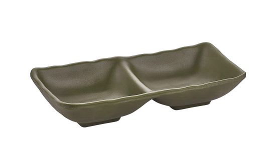 Doble bowl terra caqui17,5x8,5x3cm