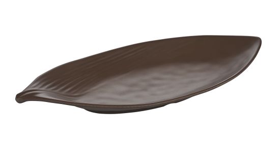 BANDEJA LEAF TERRA MARRON 36,5x15,5x4,5 cm