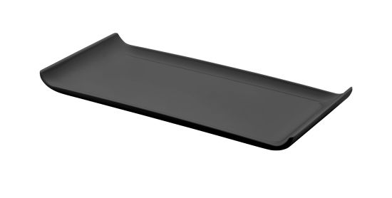 BANDEJA RECTANGULAR NEGRA HARVEST 30x14x3cm