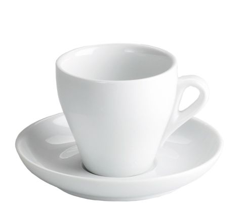 TAZA CAFE ROMA 7,5 CL.C/ PLATO ø12X2 CM.