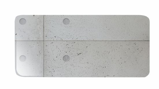 Plato rect 27,5x13 cm concrete c&s k6