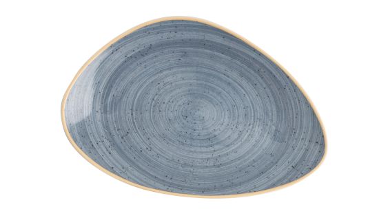 Plato triang 29 cm terra azul ariane