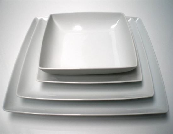 Carre plato porcelana 26 cms k-1